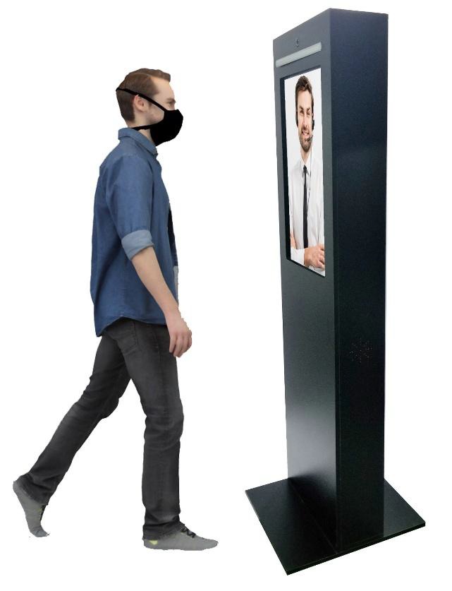 Tótem de Guardia Remoto en funcionamiento